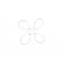 Lâmpada LED de teto TRIO Fly 40 cm, 4000K, branco mate