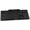 Teclado CHERRY KC 1000 SC Universal USB AZERTY belga preto