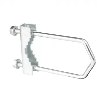 Aço galvanizado Extralink M8 abraçadeira Large EX.7102, abraçadeira de ancoragem M8 para instalação de cabos