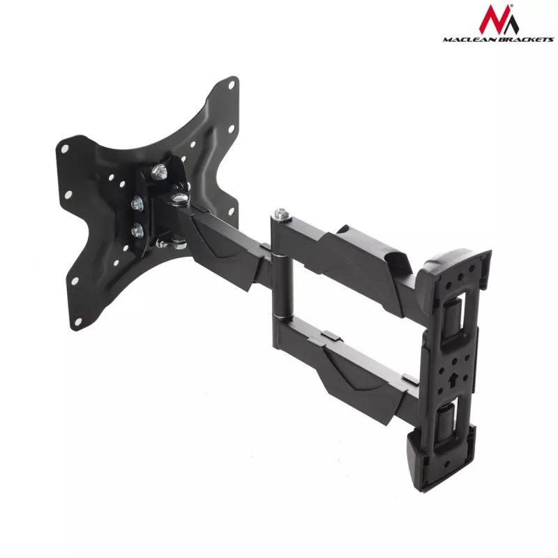 Suporte de parede para TV MACLEAN MC-742 para 42 polegadas (106,7 cm), inclinável -12°/+12°, VESA 75x75–200x200, carga máx. 30 kg, preto