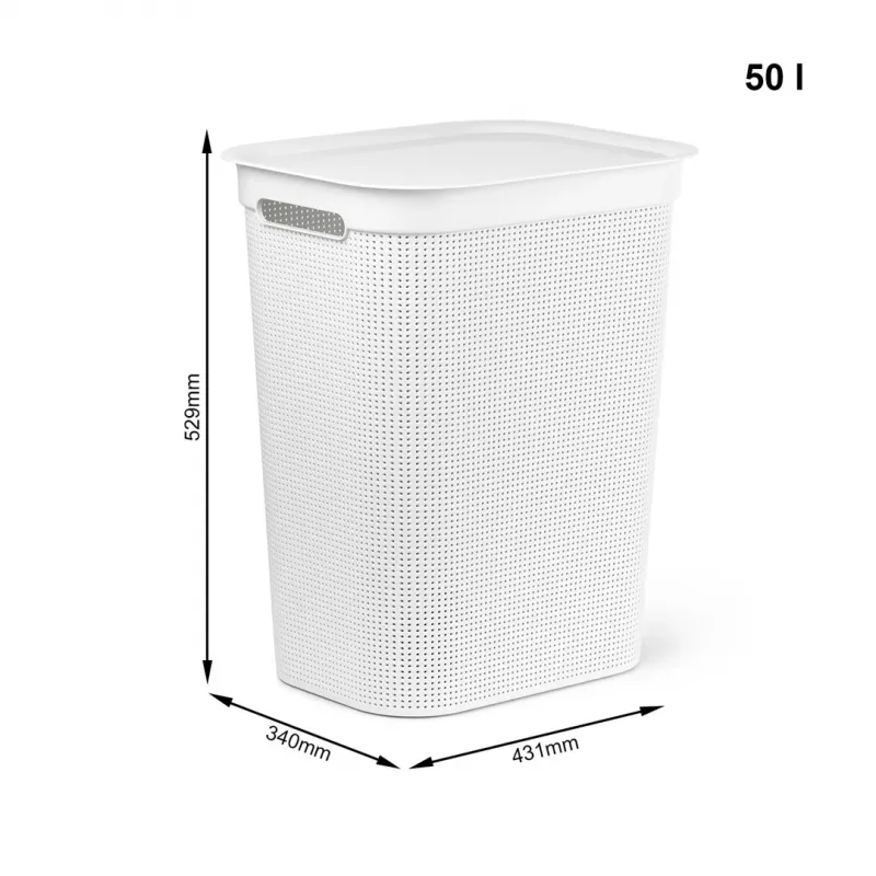 ROTHO Brisen – cesto de roupa – 50 l