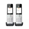 Telefone analógico/DECT Gigaset COMFORT 500HX duo com identificação de chamadas preto, prateado