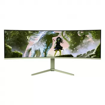 Monitor de computador curvo Arozzi Nova 49 polegadas (124,5 cm) Dual QHD 5120×1440 LED VA, 4 ms, Verde
