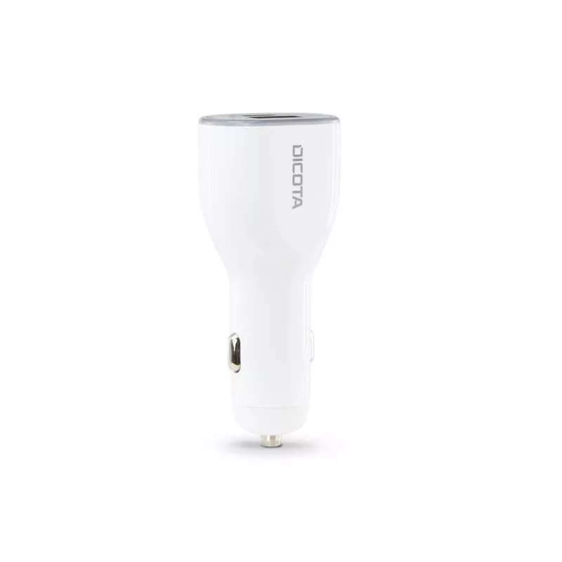 Carregador móvel DICOTA D31932 para portátil, smartphone, tablet branco isqueiro de automóvel