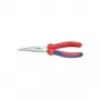 Alicate universal Knipex compr. 200 mm forma 1 reto bainha multicomponente cromado