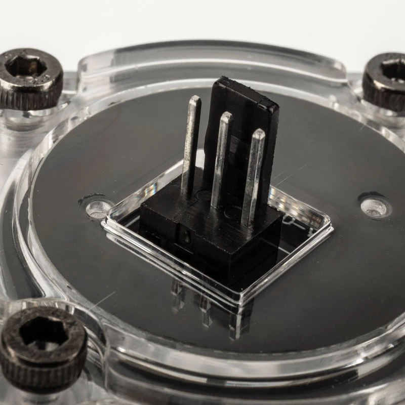 Medidor de caudal Barrow SLFV2-RGB B – sensor de caudal ARGB, preto