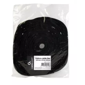 Abraçadeiras Gembird VT-210X12 pretas 100 unid.