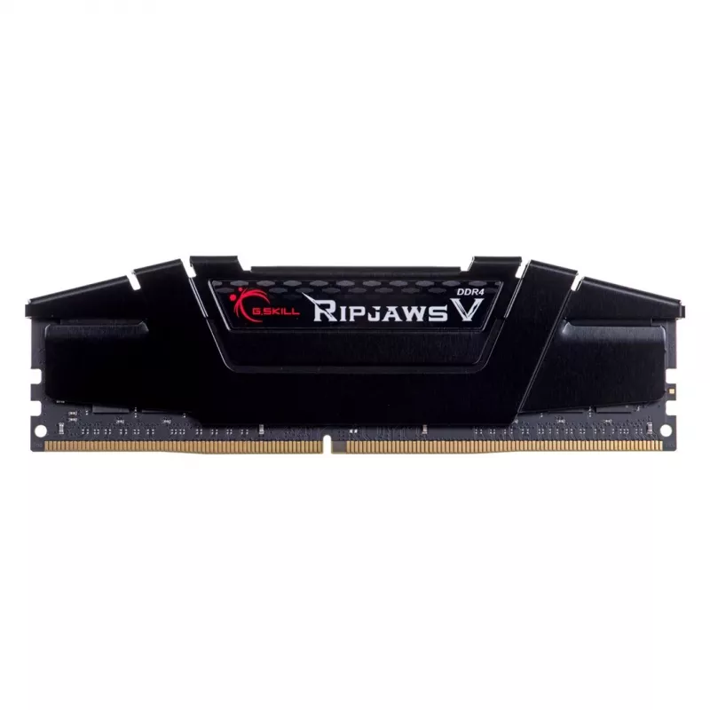 Memória RAM G.SKILL Ripjaws V Series (Intel XMP) DDR4 64GB (4x16GB) 3200MT/s CL16-18-18-38 1,35V para computador desktop UDIMM - preto (F4-3200C16Q-64GVK)