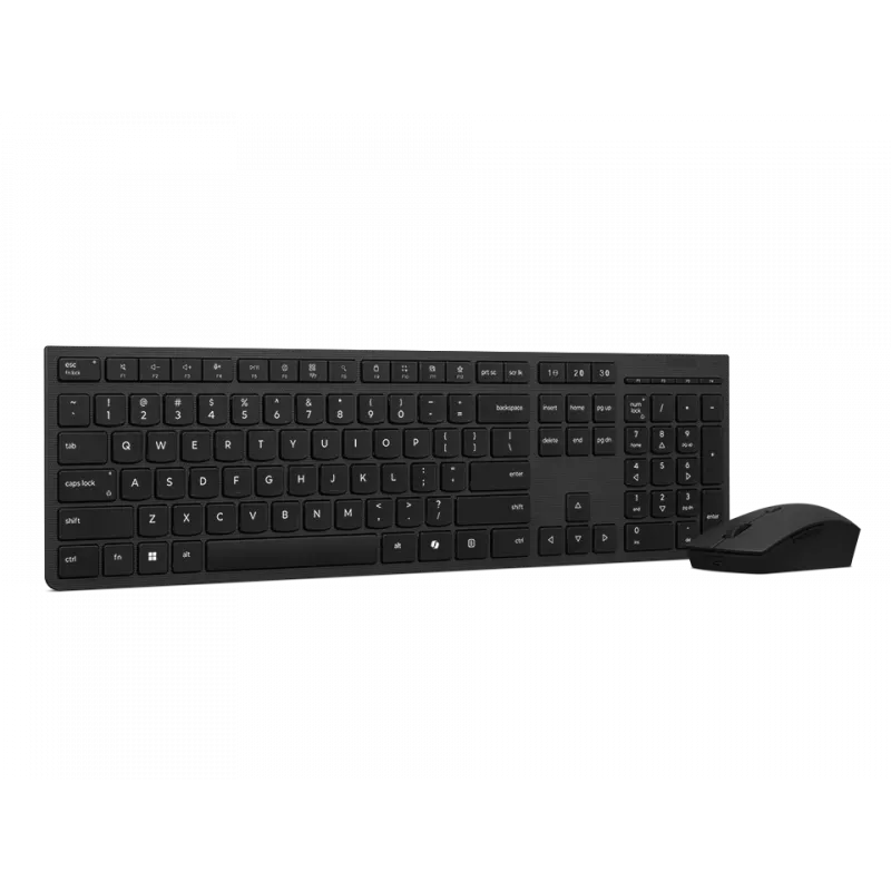 Conjunto de teclado e rato sem fios Lenovo 4X31R64354 Bluetooth cinzento