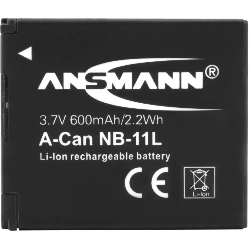 Bateria Ansmann A-Can NB-11L iões de lítio 600 mAh