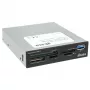 Leitor de cartões Akasa AK-ICR-27 USB 3.2 Gen 1 (3.1 Gen 1) interno preto, cinzento