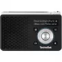 TechniSat DigitRadio 1 A 0100/4997 rádio digital, DAB+/FM, RDS, 40 estações memorizáveis, função de aviso ASA, preto/prateado