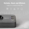 Extensão elétrica DIGITUS 3 tomadas com 2×USB-A & 1×USB-C, 3 tomadas AC tipo E/F, cabo de 1,5 m, preto