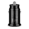 everActive CC-25C carregador de automóvel, 2x USB 12 W, com cabo USB-C