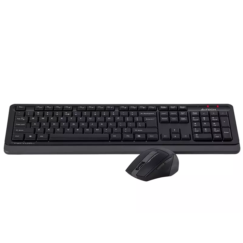 A4Tech FStyler FG1035 conjunto de teclado e rato sem fios, 2,4G, cinzento