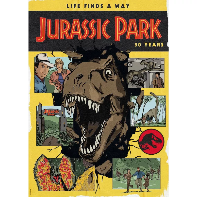 Puzzle Schmidt Spiele Jurassic Park 30 Years of Jurassic Park 1000 peças