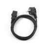 Cabo de alimentação Gembird PC-186 preto 1,8 m CEE7/4 conector fêmea C14