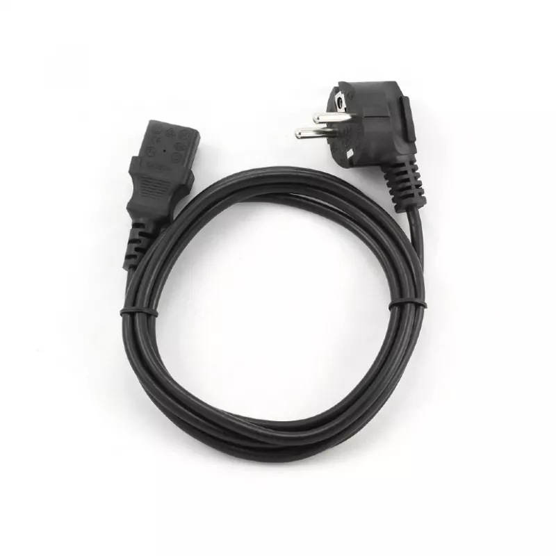 Cabo de alimentação Gembird PC-186 preto 1,8 m CEE7/4 conector fêmea C14