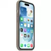 Capa de silicone com MagSafe para iPhone 15 – Clay