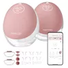 Bomba tira-leite elétrica dupla Momcozy M9 vermelha, 150ml