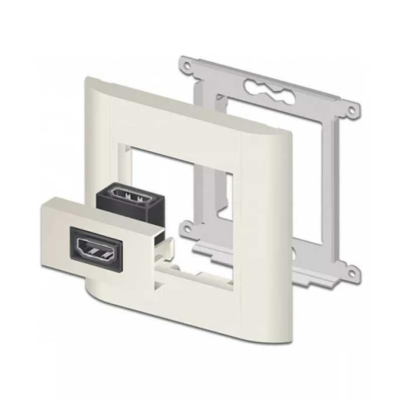 Módulo HDMI DeLOCK Easy 45 81304 angular 90° 22,5 x 45 mm