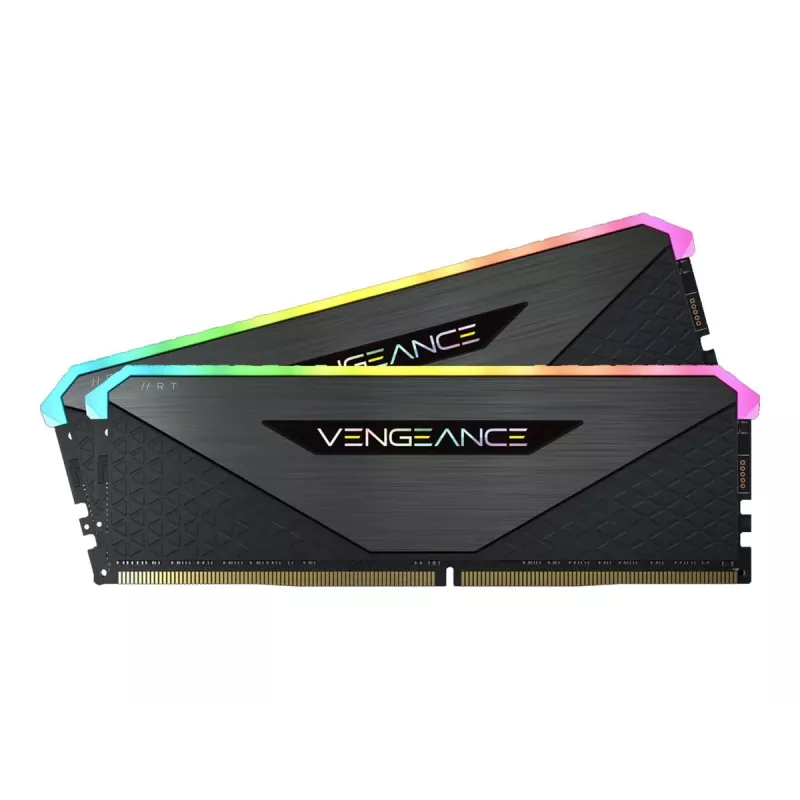 DIMM 32 GB DDR4-3200 2x 16 GB dual kit preto CMN32GX4M2Z3200C16 Vengeance RGB RT INTEL XMP