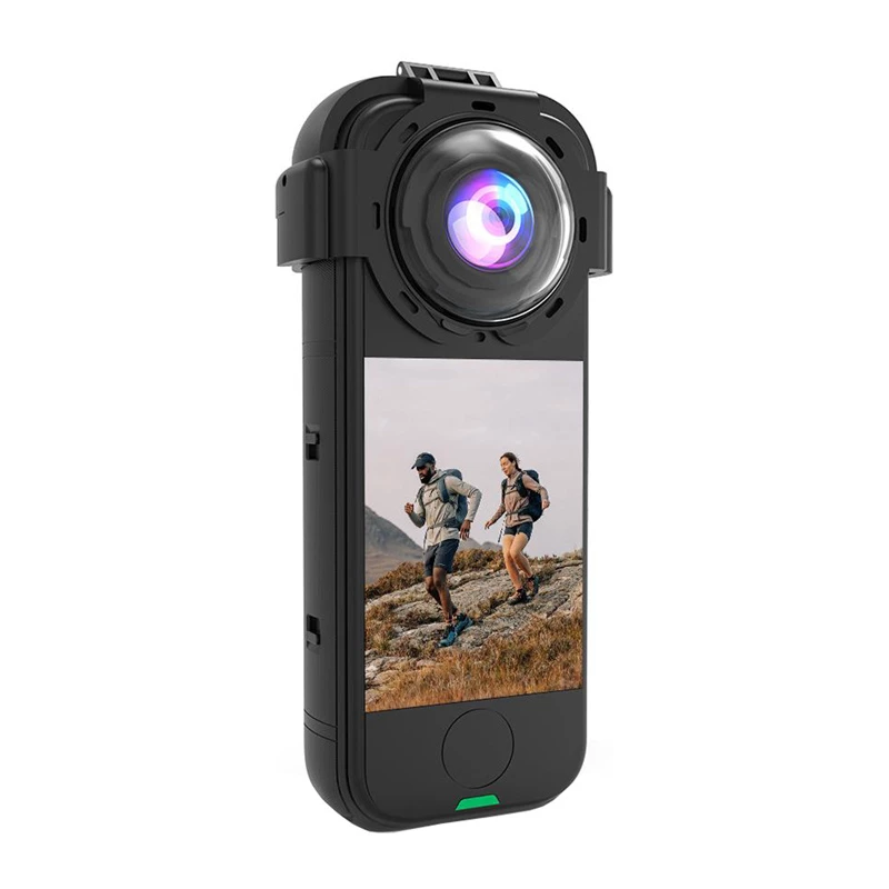 Capa de proteção de lentes com vidro temperado Puluz para Insta360 X4 Air