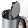 Severin WK 3409 chaleira elétrica 1,7 L preto - aço inoxidável 2200 W (WK 3409)