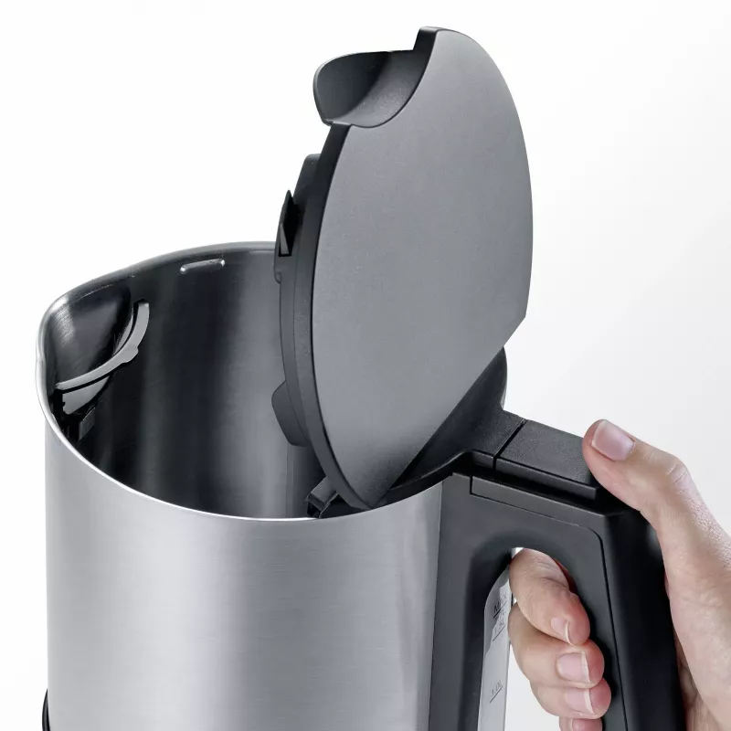 Severin WK 3409 chaleira elétrica 1,7 L preto - aço inoxidável 2200 W (WK 3409)