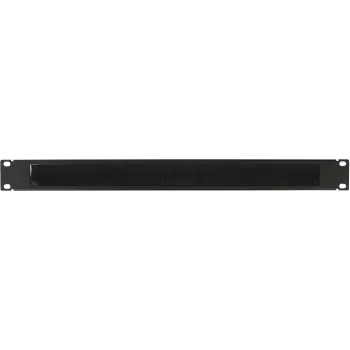 Painel de gestão de cabos LOGON RAO200BL preto metal 48,3 cm