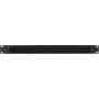 Painel de gestão de cabos LOGON RAO200BL preto metal 48,3 cm