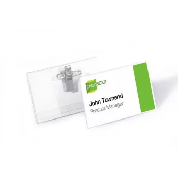 Durable PVC Combi Clip Placa de Nome Durable 8101-19