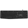 Teclado com fios CANYON KB-1 layout UK preto