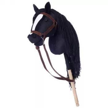 Cavalo de pau HOPPIHORSE Hobby Horse A3 preto