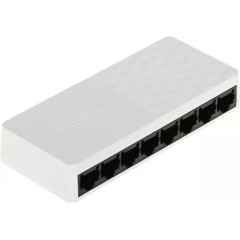 Switch de rede Hikvision DS-3E0508D-O Gigabit Ethernet (10/100/1000) preto, branco