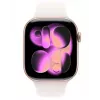 Apple Watch Series 11 GPS 46mm caixa de alumínio Roségold com bracelete desportiva Light Blush S/M