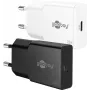 Carregador rápido GaN USB-C PD Goobay fino 25 W preto - 1x -ligação alimentação (75731)