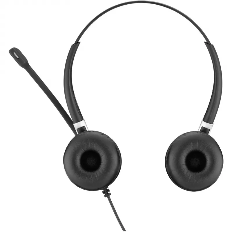 Auricular estéreo com fios EPOS IMPACT SC 660 ANC USB, preto/prateado