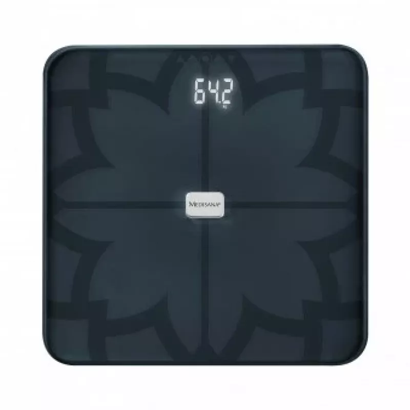 Medisana BS 450 balança de análise corporal, máx. 180kg, preto, Bluetooth, sensores ITO (40510)