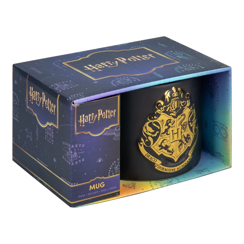 Paladone Hogwarts Crest caneca em relevo
