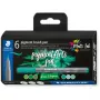 Brush Pen Staedtler Pigment Arts verde e turquesa 6 unid.