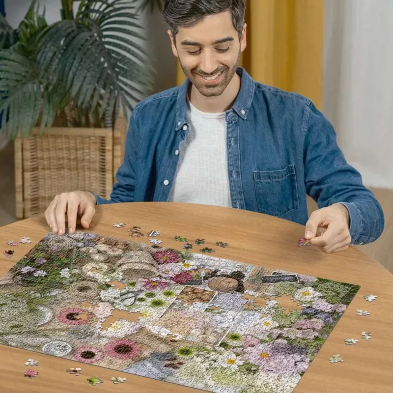 Puzzle Ravensburger Magnificent Flower Love — 1000 peças, Tamanho padrão para adultos/jovens