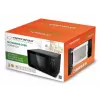 Esperanza EKO009 Horneado micro-ondas solo, de bancada, 700 W, 20 l, prato giratório de 24,5 cm, preto