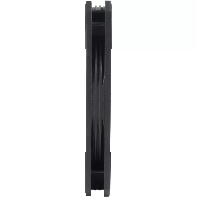Ventoinha de caixa SILVERSTONE SST-AS120B 120mm preta transparente, 3-Pin