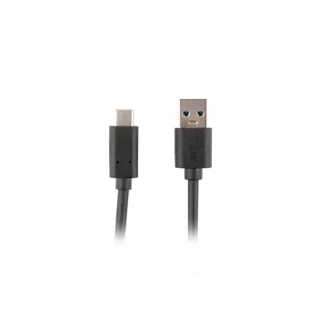 Cabo USB Lanberg CA-USBO-31CU-0018-BK 1,8 m USB 3.2 Gen 1 (3.1 Gen 1) USB-C USB-A preto (CA-USBO-31CU-0018-BK)