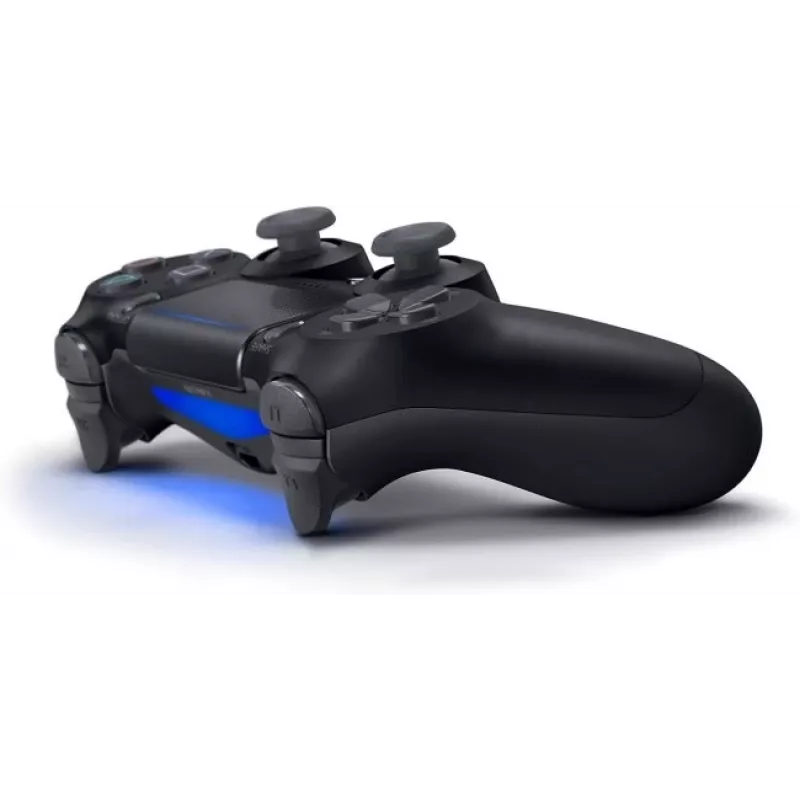 Comando de jogos sem fios Sony DualShock 4 – preto, bateria de iões de lítio integrada, altifalante, touchpad, vibração, giroscópio, sensor de aceleração