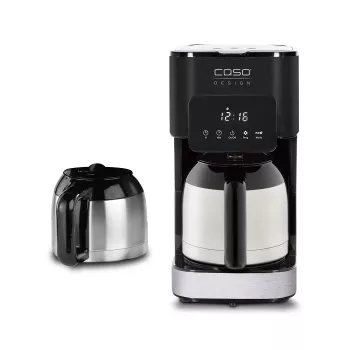 Caso | Máquina de café com duas jarras isotérmicas | Taste & Style Duo Thermo | Máquina de café de filtro | 800 W | preto/aço inoxidável