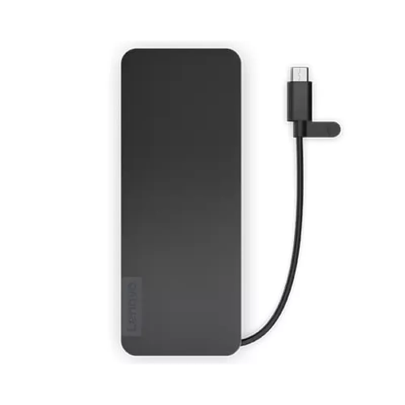 Lenovo 4X11N40212 Docking station/replicador de portas para portátil com fios, USB 3.2 Gen 1 (3.1 Gen 1) Type-C, preto