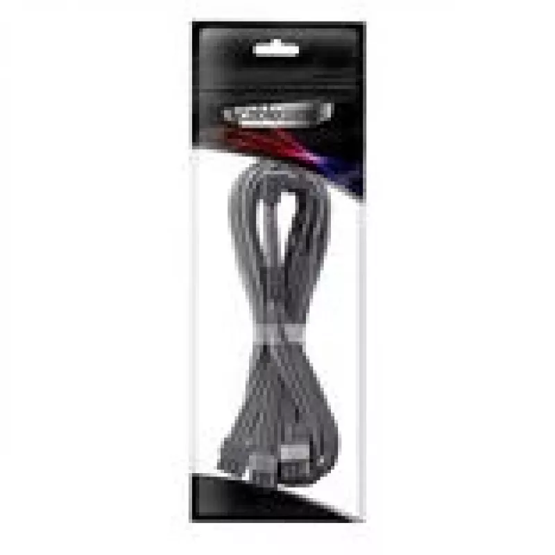 CableMod C-Series Pro cabo de ligação - Variante B, 16-Pin para 3x8-Pin PCIe, carbono