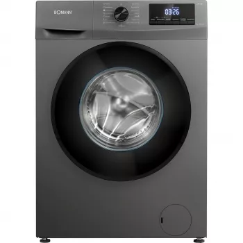 Máquina de lavar de carga frontal BOMANN WA 7185, capacidade 8 kg, 1400 rpm, classe de eficiência energética A, preto